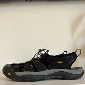 Keen Black and Gray Sandals with Toe Protection